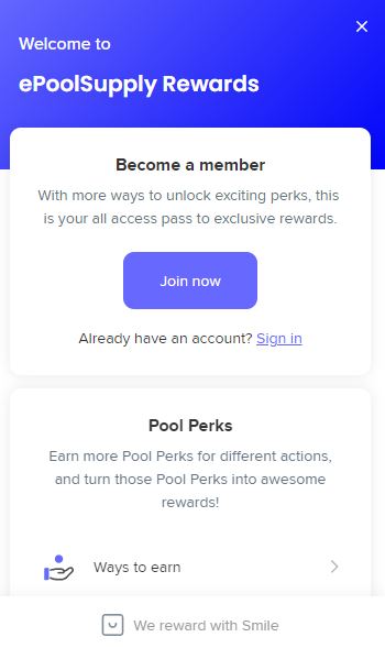 ePoolSupply Rewards System