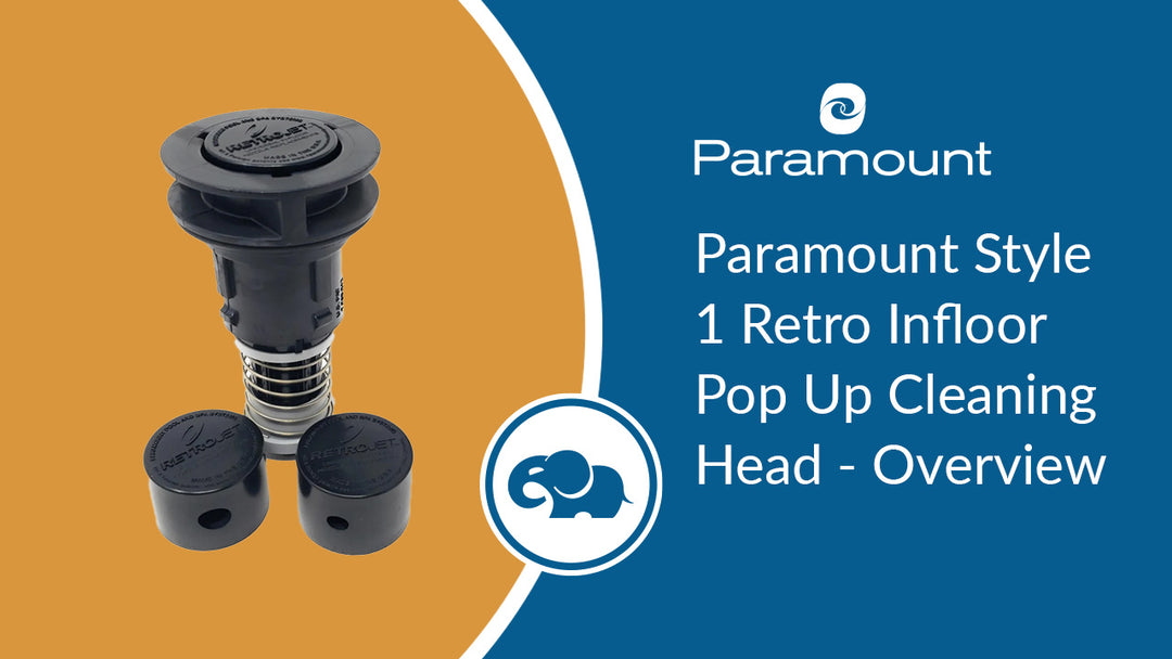 Paramount Style 1 Retro Infloor Pop Up Cleaning Head - Overview