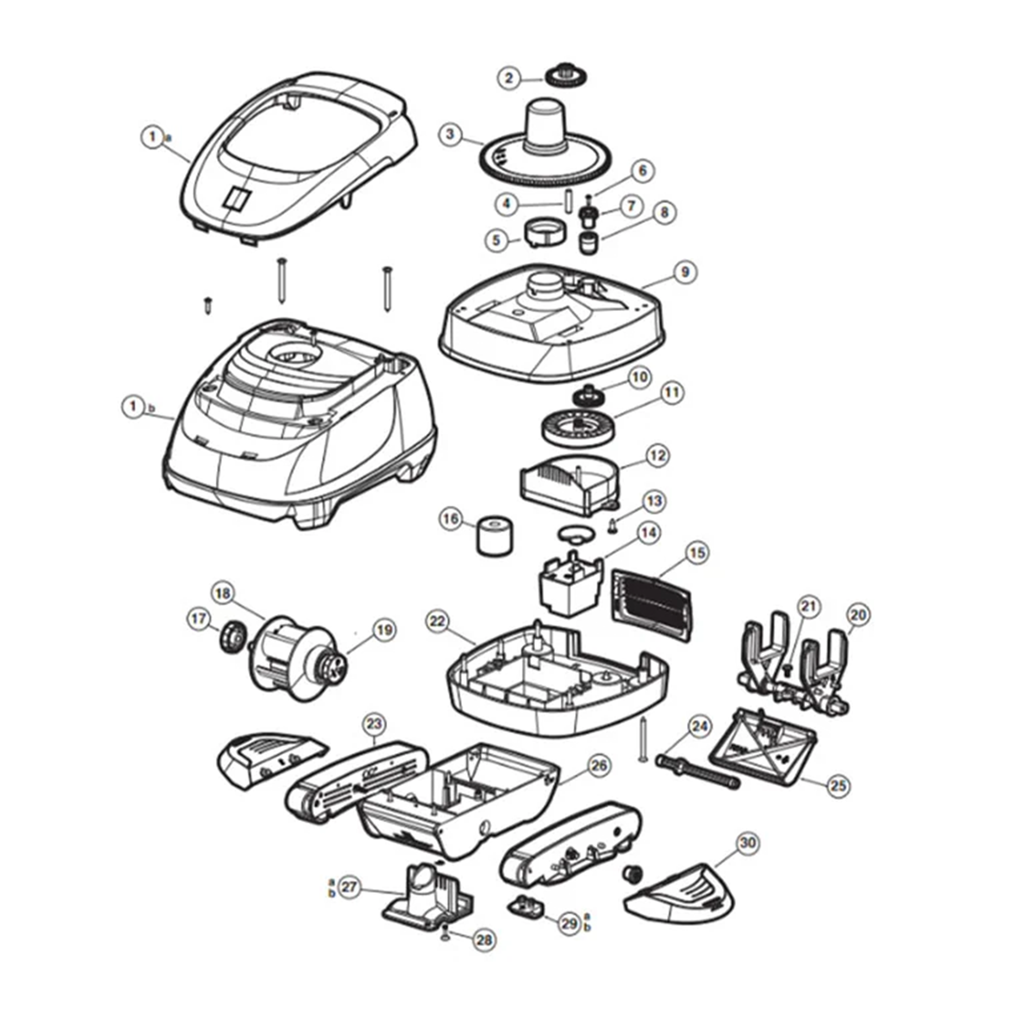 Parts List for Cleaner Parts List: Hayward Navigator V-Flex