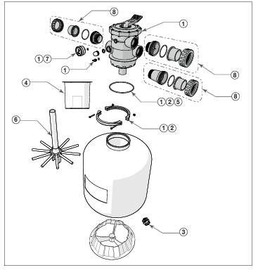 Parts List for Parts List: Jandy 24