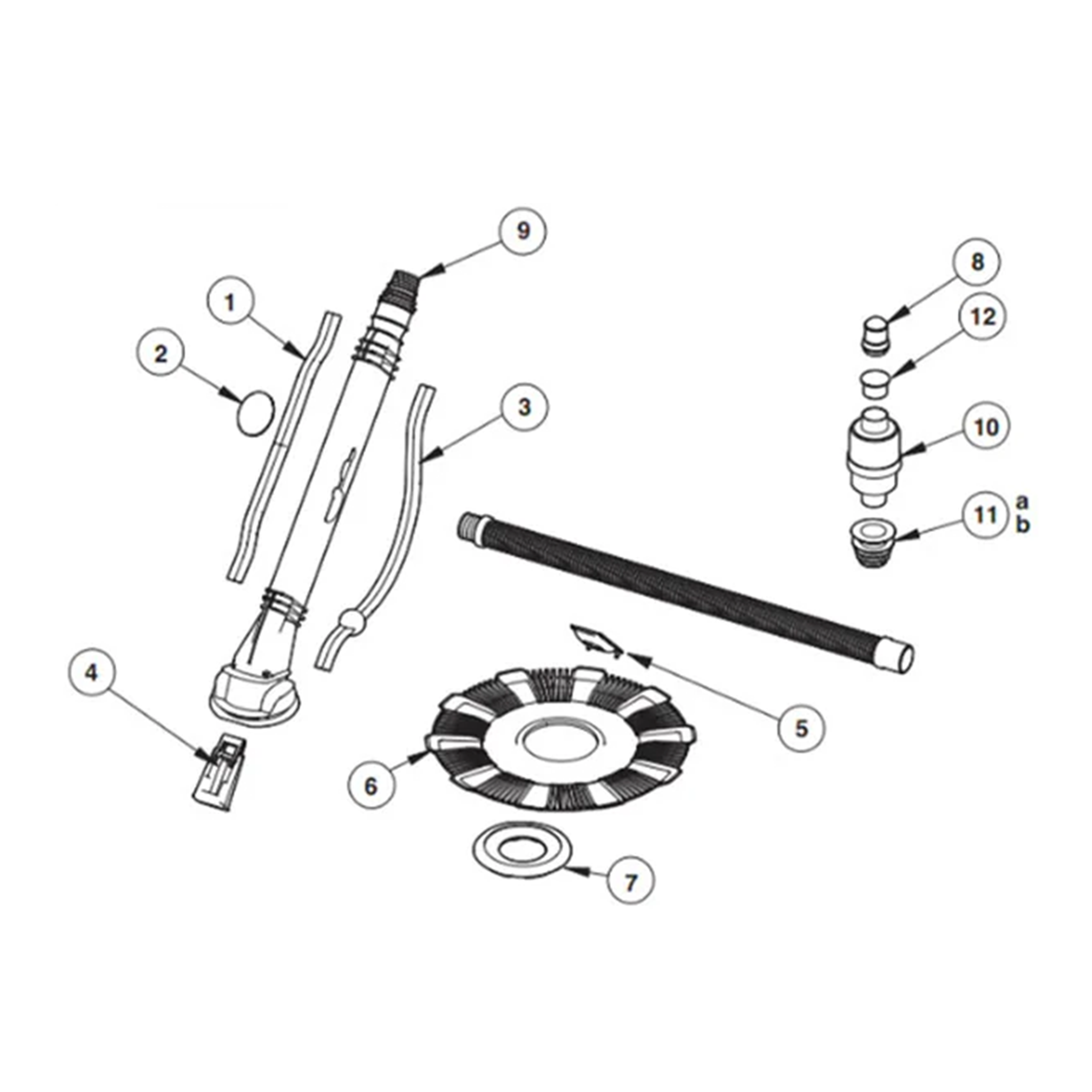 Parts List for Cleaner Parts List: DV1000 AquaRay-SunRay