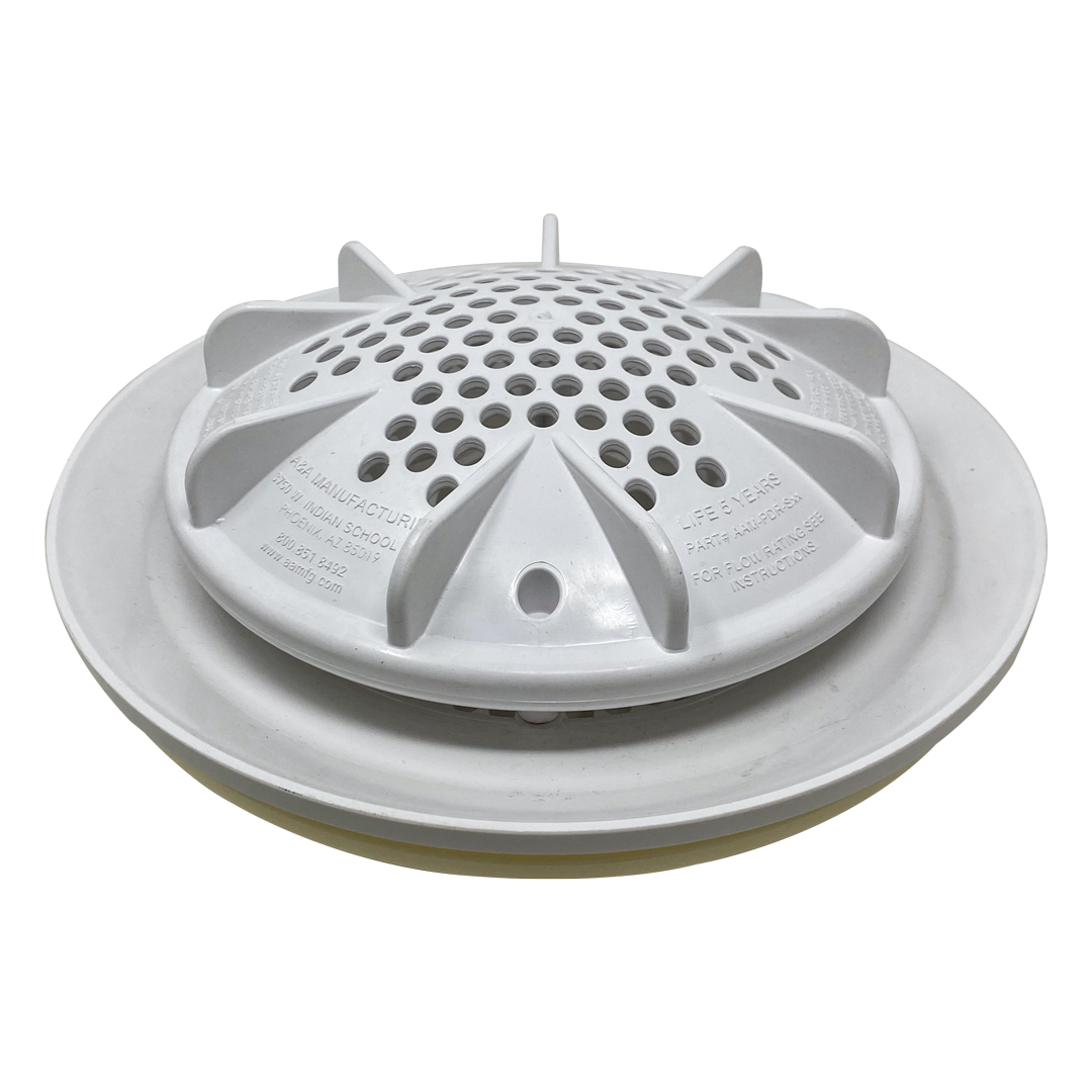 PDR2 10" Drain Retro Kit (White) - Pentair In-Floor(A&A)