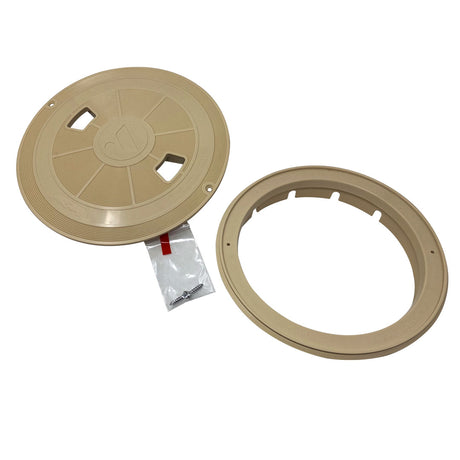 QuikSkim Deck Lid & Ring (Tan) - Pentair In-Floor(A&A)