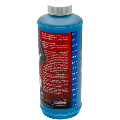 Bio-Dex Laboratories Clearex 500 Water Clarifier (32 Oz.) | CX532