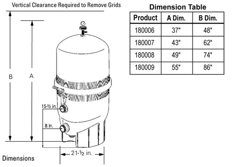 Pentair FNS Plus 24 D.E. Filter | 180006