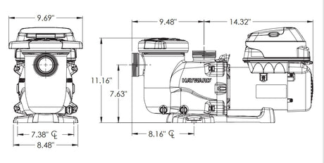 Hayward MaxFlo VS 230V | W3SP2303VSP