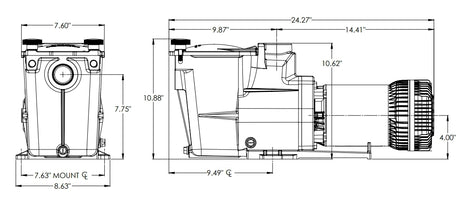 Hayward Super XE Pump 1.65HP | W3SP2610X15XE