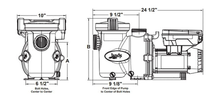 Jandy VS FloPro 1.65HP Pump, 115/230V, No Controller | VSFHP165DV