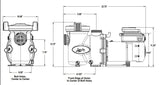 Jandy Vs FloPro 1.65HP Pump, 115/230V, with SpeedSet Controller | VSFHP165DVS