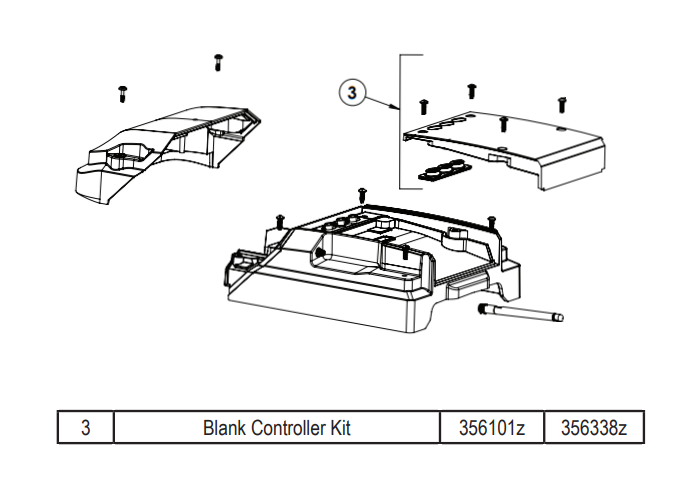 Pentair Blank Controller Kit || 356101Z