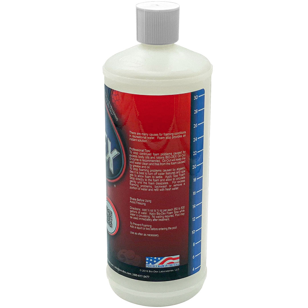 Bio-Dex Laboratories Spa Foam Stop (32 Oz.)