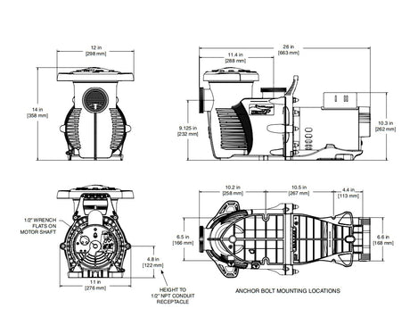 Pentair Three-Phase Super-Duty WhisperFloXF || 022019