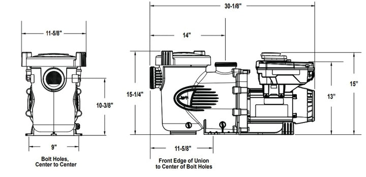 Jandy ePump VS 2.2HP 115/230V with SpeedSet Controller | VSSHP220DV2AS