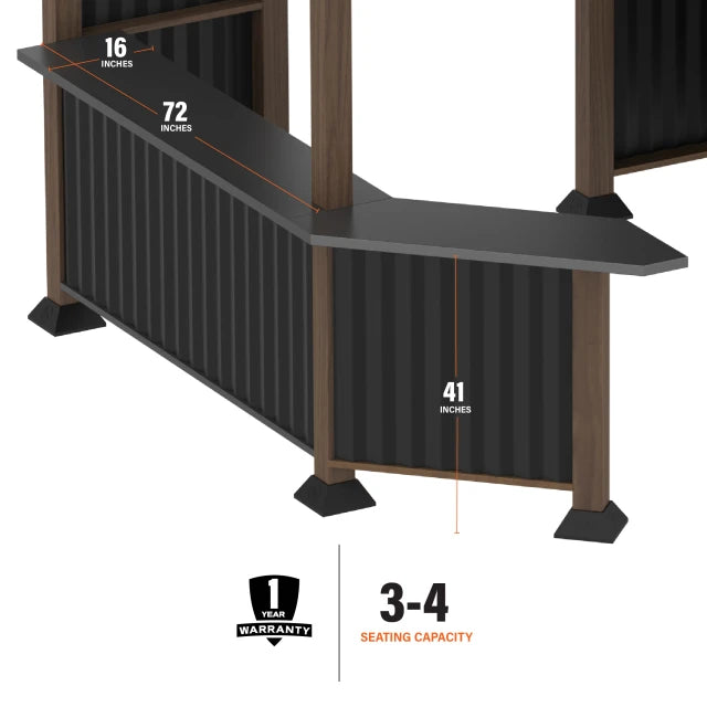 Blackstone 10' x 10' Bar and Grill Pavilion