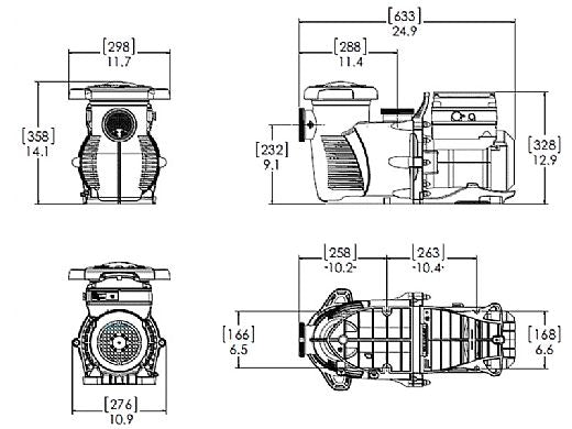 Pentair IntelliFlo VS+SVRS Variable Speed Pool Pump | 011057