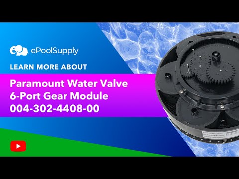 Paramount Water Valve 6-Port Gear Module | 004-302-4408-00