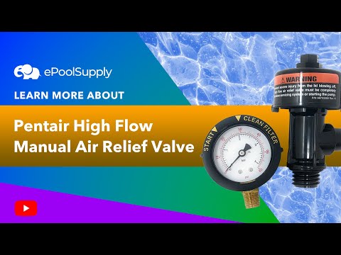 Pentair High Flow Manual Air Relief Valve