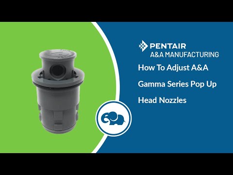 Gamma Series 2 Adjustable Flow Pop-Up Head (White) - Pentair In-Floor(A&A) | 236671