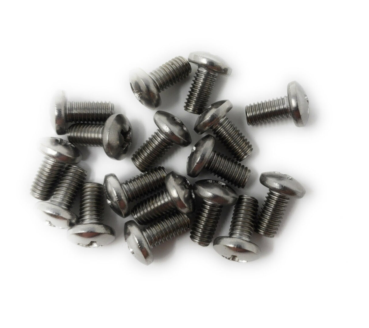 Top View of Multiple Screws- Polaris 3900 Sport / Vac-Sweep 280 / 280 TankTrax / 180 and Quattro Sport Pressure Cleaner Screw, 10-32 x 3/8" SS Pan Head - ePoolSupply