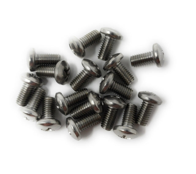 Top View of Multiple Screws- Polaris 3900 Sport / Vac-Sweep 280 / 280 TankTrax / 180 and Quattro Sport Pressure Cleaner Screw, 10-32 x 3/8" SS Pan Head - ePoolSupply