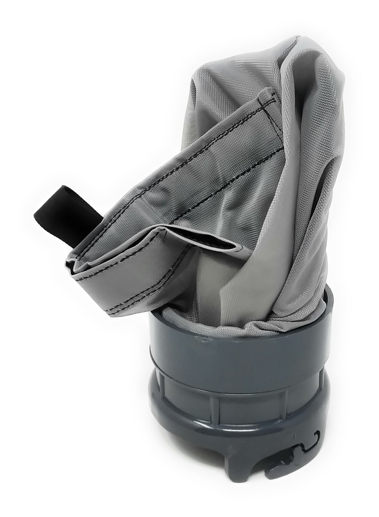 Side View - Pentair Kreepy Krauly Legend / Legend II / Platinum Fine Mesh Bag - Velcro Brand Fastener - Gray - ePoolSupply