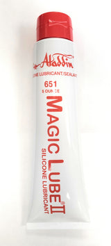 Front View of Aladdin Magic Lube II 5 oz. Silicone Lubricant Sealant 651 - ePoolSupply