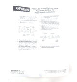 Manufacture Instructions View of Polaris Vac-Sweep 360 Case Kit, Back-up Valve