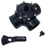 Jandy Valve 3 Port 2" Diverter - Handle disassembled