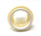 top view of colored ring on column- A&A Gamma Series 3/4 Color Ring (White) - ePoolSupply