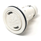 Angled Side View - Caretaker RetroClean Style 1 Pop Up Head with Standard Nozzle (White) - ePoolSupply