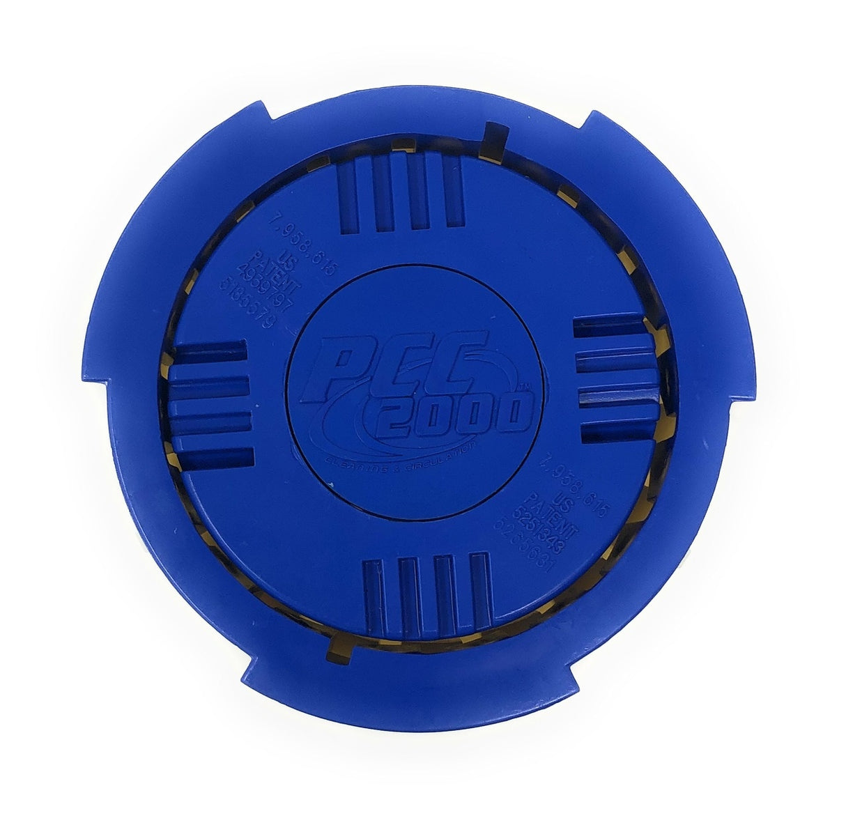 Top View - Paramount Vanquish Rotating Pop Up Head (Blue) - ePoolSupply