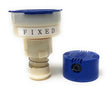 Front View of Both Pieces - Paramount PCC2000 Fixed Pop Up Head (Blue) - ePoolSupply