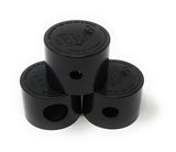 Paramount PV3 Twist Lock Step Nozzle Caps 3 Piece (Black) - ePoolSupply