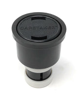 Top View - Caretaker 99 Complete 2" Cleaning Head (Jet Black) - ePoolSupply