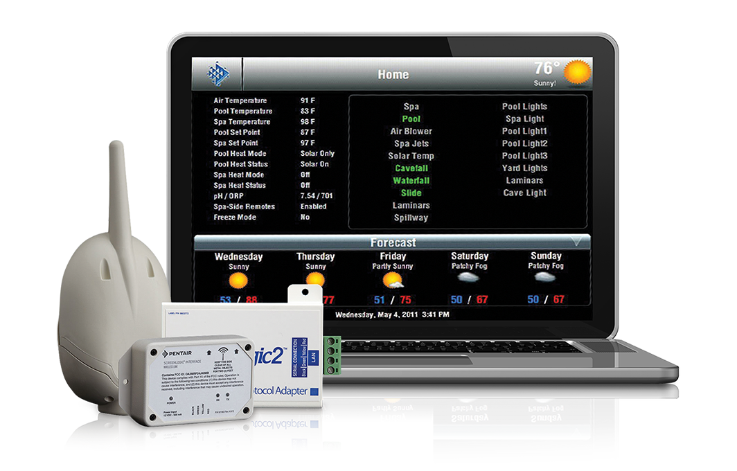 Pentair ScreenLogic 2 Interface & wireless connection bundle