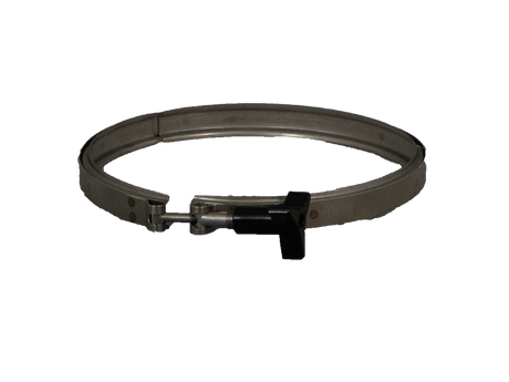 Front View - Paramount In-Floor Cleaning System Band Clamp (Stainless Steel) - ePoolSupply