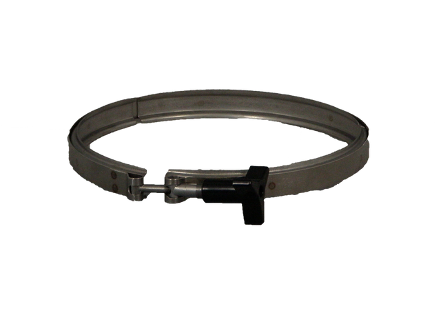 Front View - Paramount In-Floor Cleaning System Band Clamp (Stainless Steel) - ePoolSupply