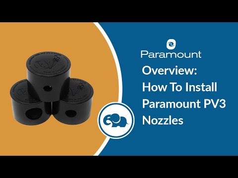 Paramount PV3 Pop Up Head with Nozzle Caps (Blue) | 004-627-5060-05